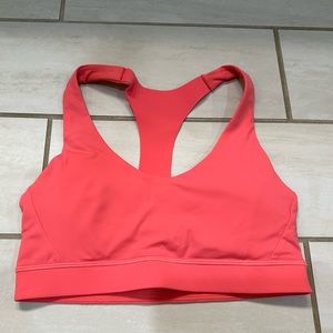 Lululemon Break Free Bra Nulux Flash Light Tone size 6
